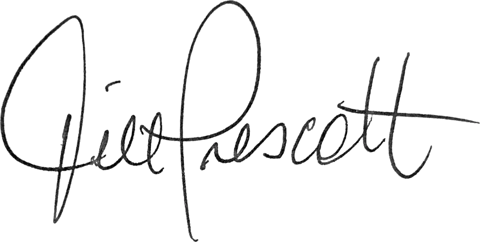 Jill Prescott's handwritten signature